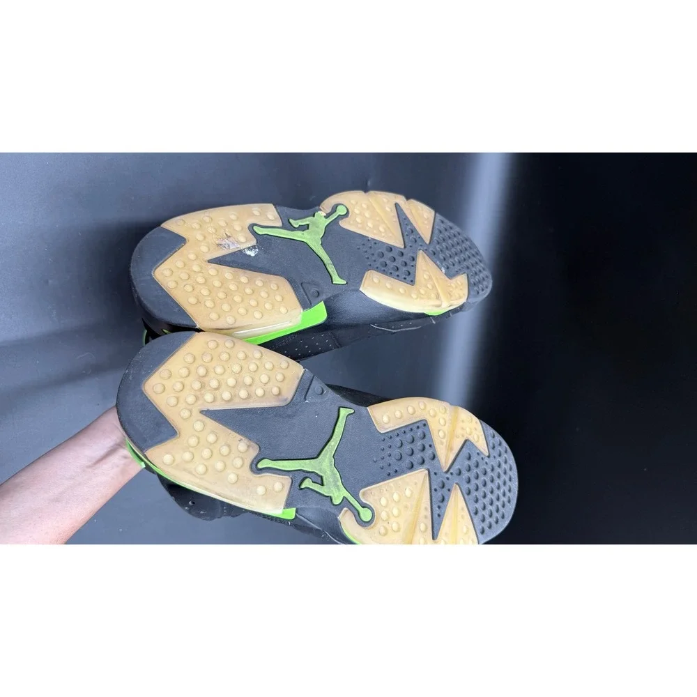 Air Jordan 6 Retro Electric Green CT8529-003 Men's Size 11.5 Black 2021